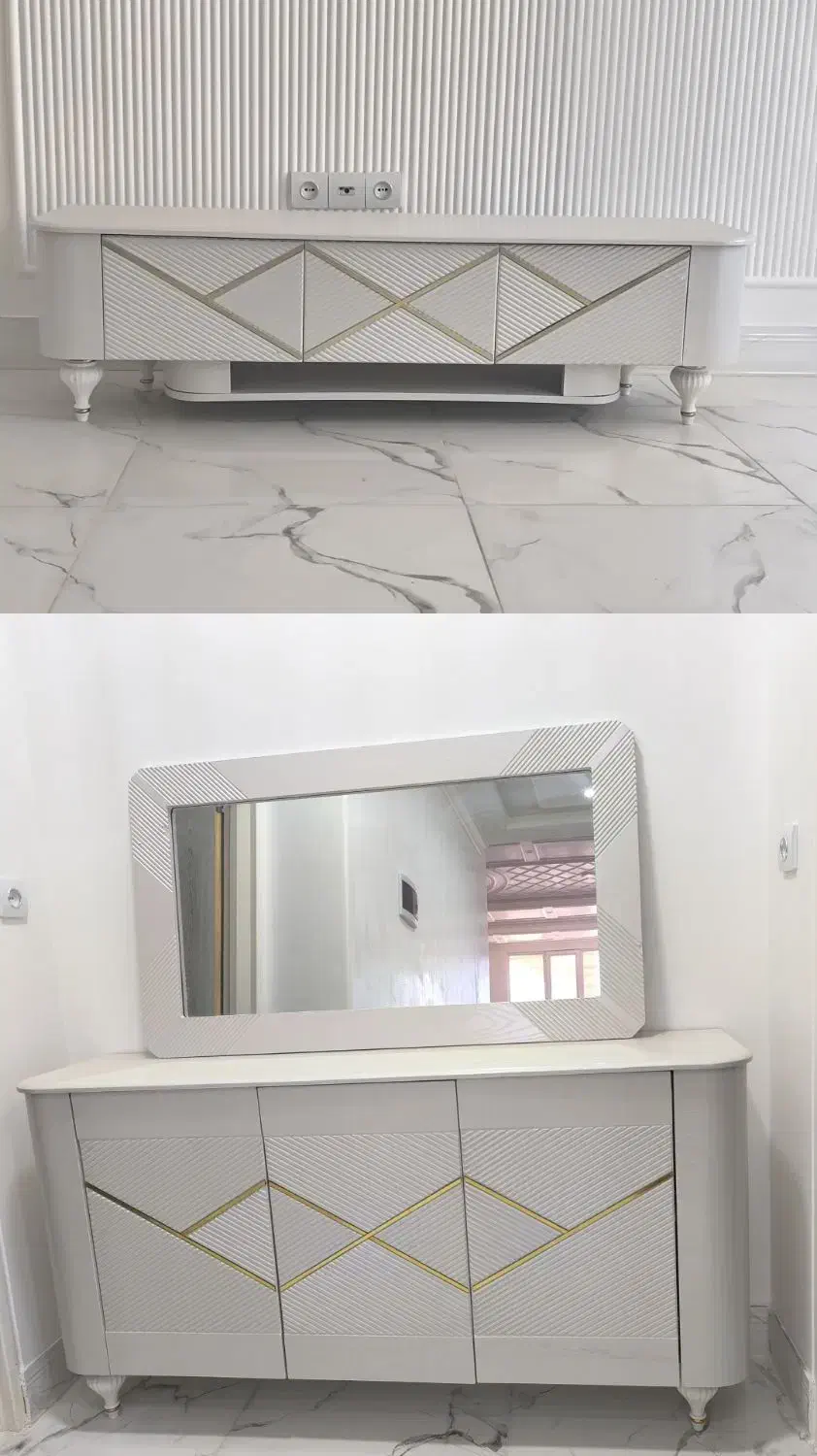 آینه کنسول و میز تلویزیون ست|میز تلویزیون|دورود, |دیوار