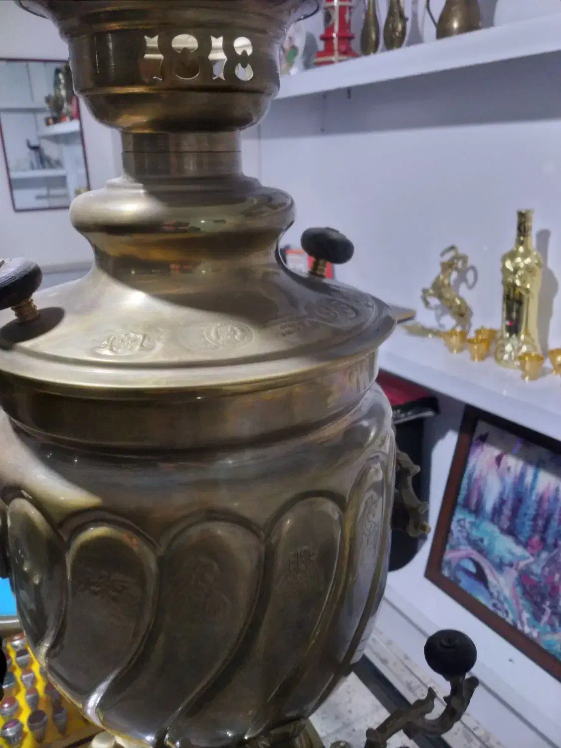 سماور روسی زغالی|سماور، چای‌ساز، قهوه‌ساز|بجنورد, |دیوار