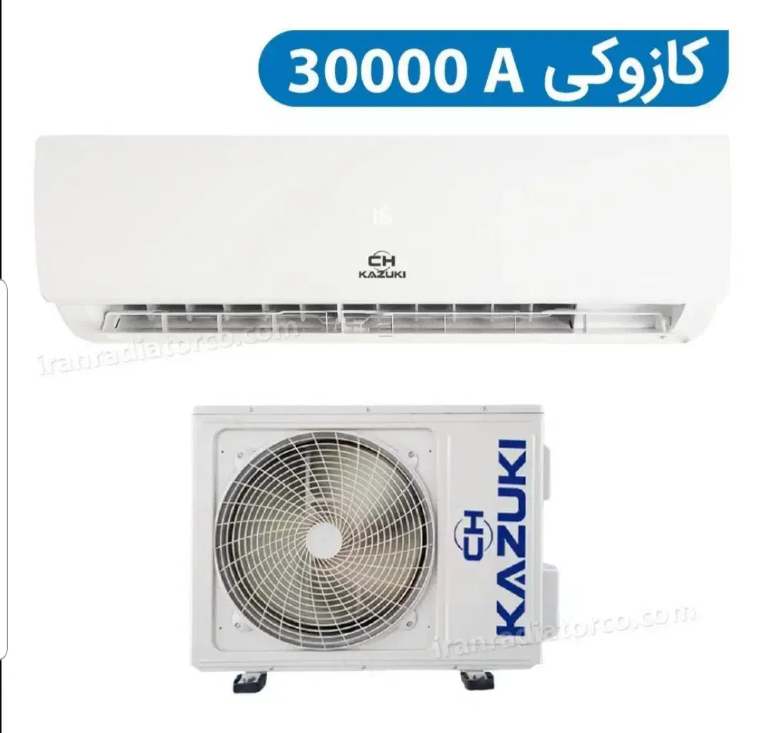 کولر دوتیکه کازوکی 30 هزار|کولر گازی و فن‌کوئل|اهواز, سپیدار|دیوار