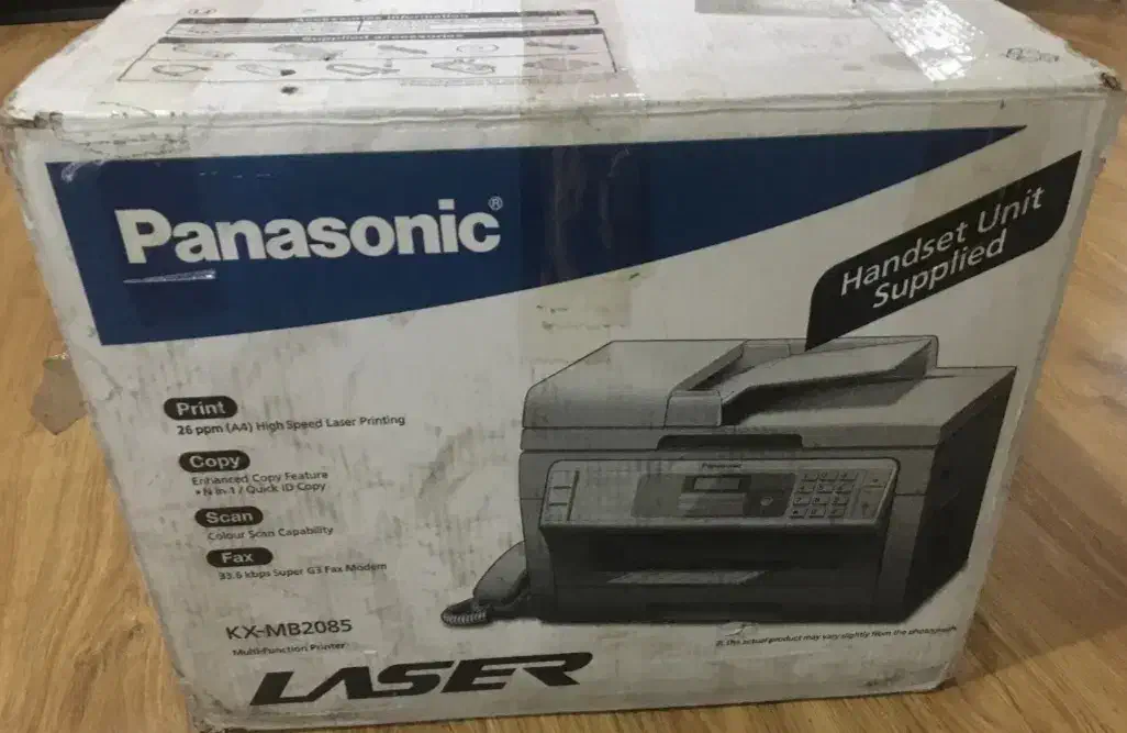 پرینتر اسکن کپی فکس لیزری چهارکاره پاناسونیک|پرینتر، اسکنر، کپی، فکس|ایلام, |دیوار