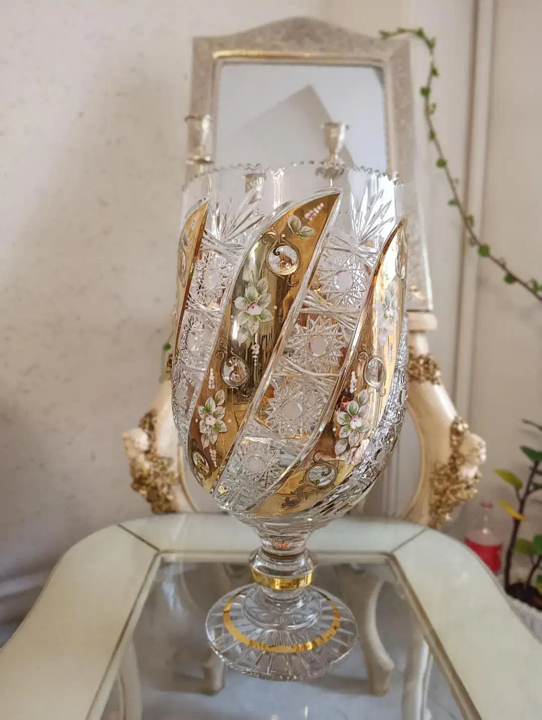 کنار سالنی غول پیکر طلاکوب اصل چک|صنایع دستی و سایر لوازم تزئینی|تبریز, |دیوار