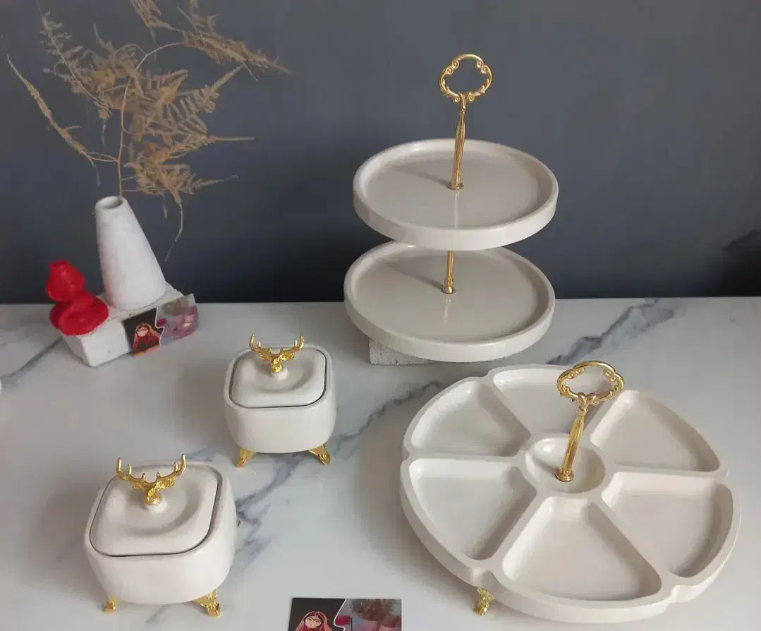 ظروف سنگ مصنوعی با هر مدل که خودتون بخوایین|صنایع دستی و سایر لوازم تزئینی|بم, |دیوار