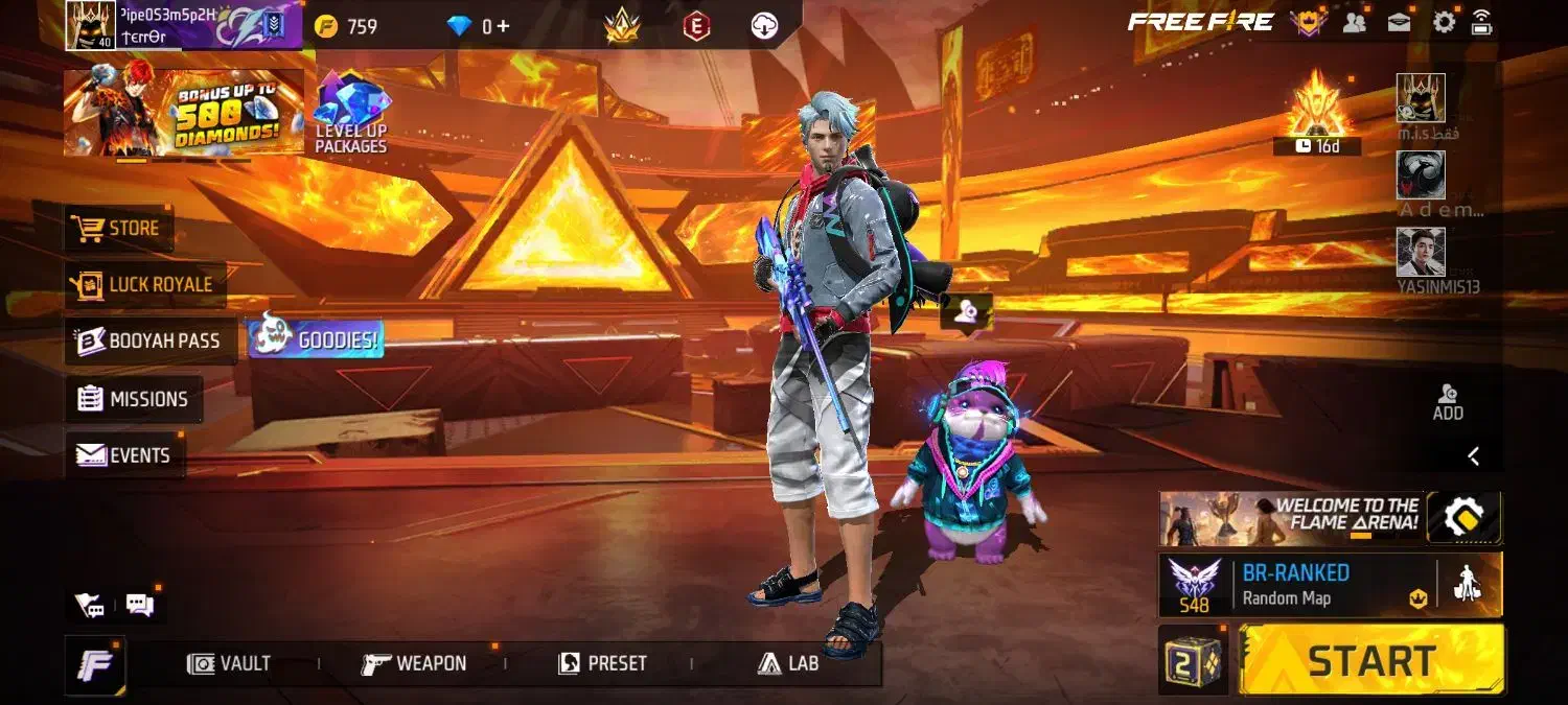 اکانت فری فایر|کنسول، بازی ویدئویی و آنلاین|مسجد سلیمان, |دیوار