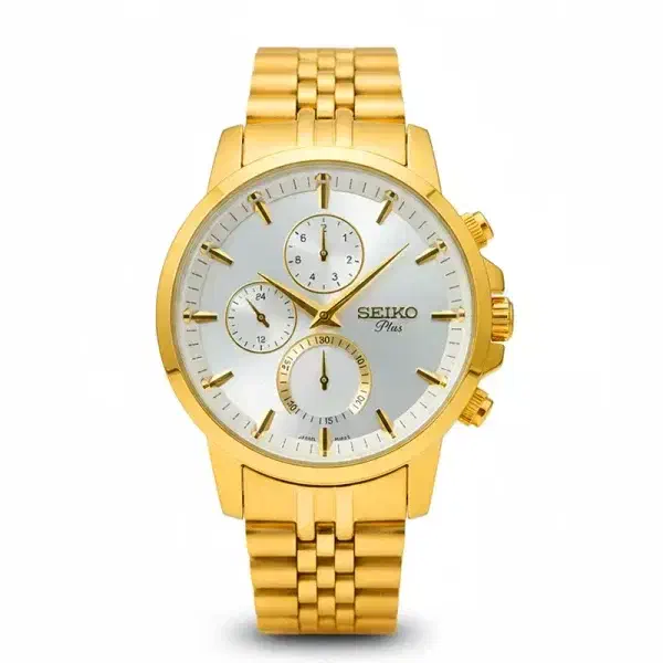 ساعت مچی عقربه ای مردانه سیکوplusسفید طلایی|ساعت|اصفهان, نقش جهان|دیوار