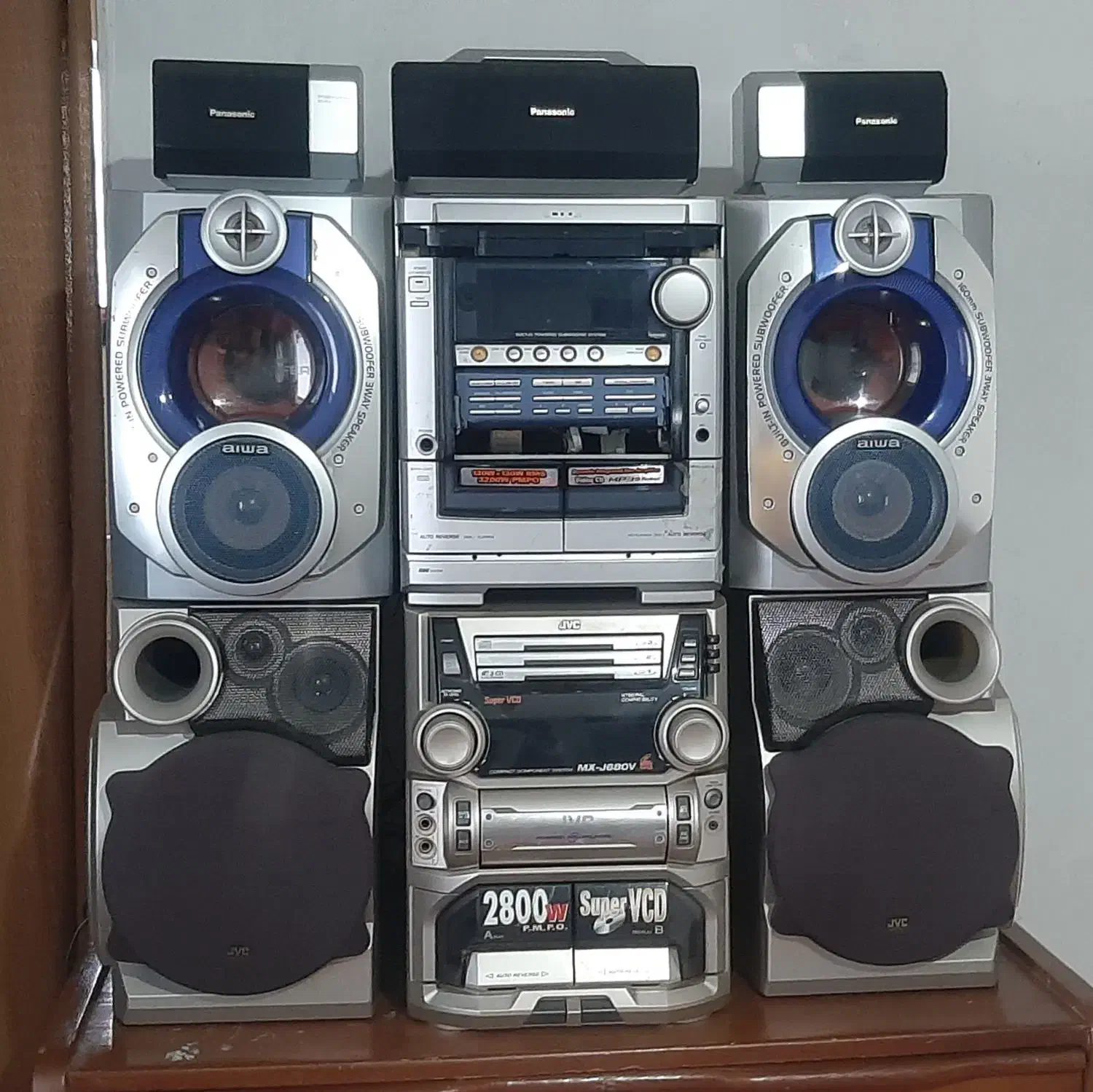 ضبط و باند خانگی  قدیمی آیوا و جی وی سی|سیستم صوتی خانگی|تنکابن, |دیوار