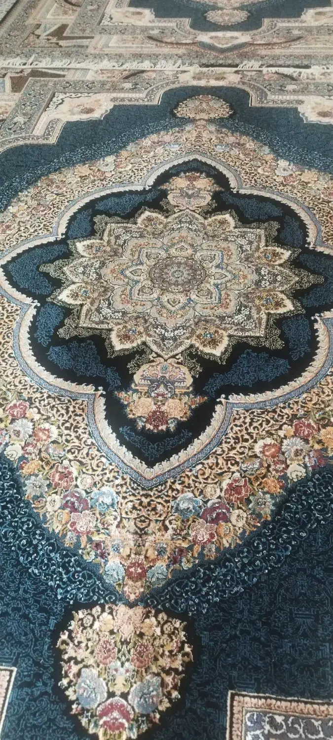 فروش دو تخته فرش ۱۲متری نگین مشهد|فرش|چوار, |دیوار