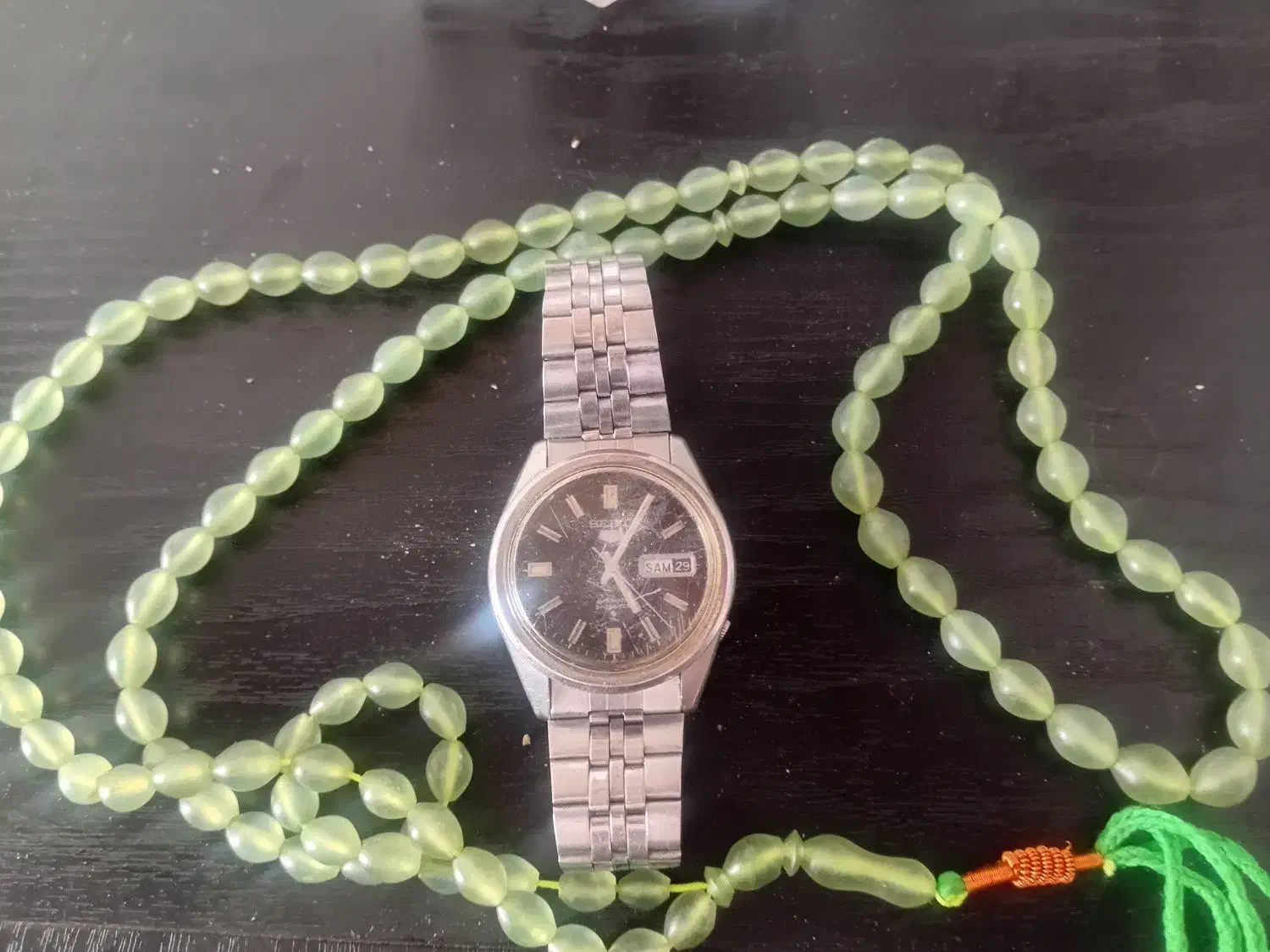 تسبیح شاه مقصود وساعت نبضی|ساعت|پاکدشت, پاکدشت (مامازند)|دیوار