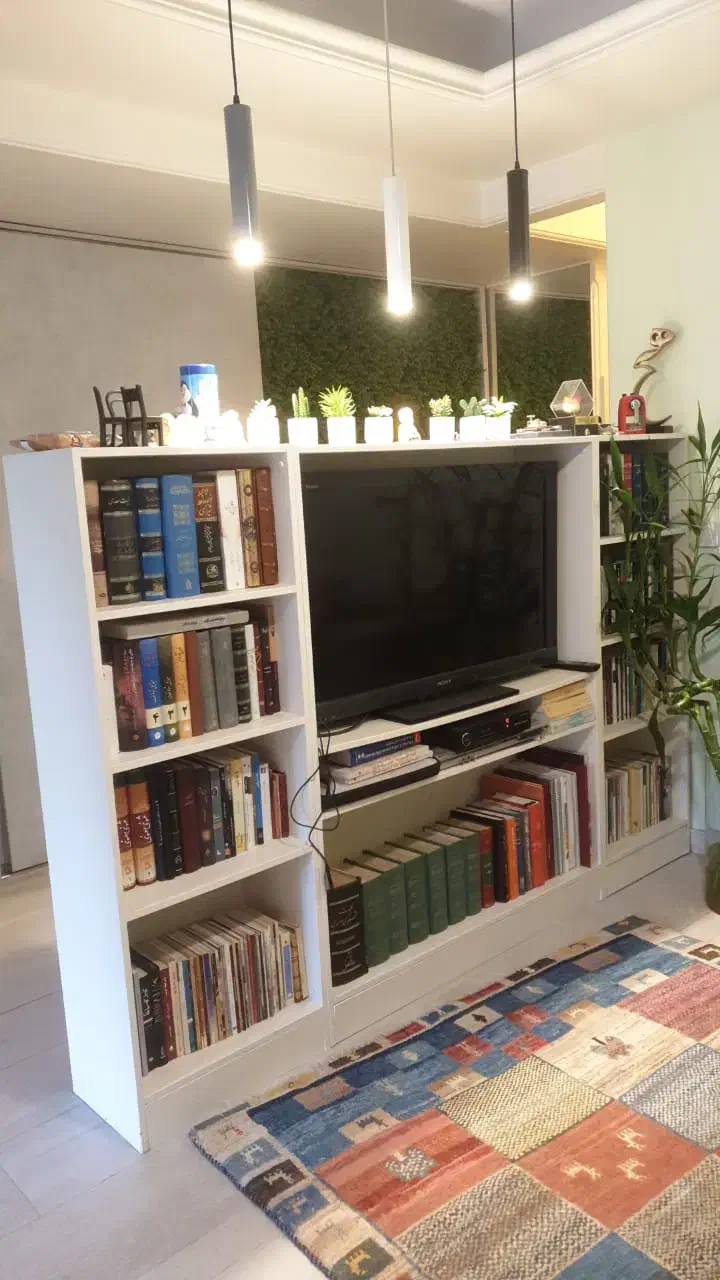 کتابخانه و جای تلویزیونی|کتابخانه، شلف، قفسههای دیواری|تهران, سعادتآباد|دیوار