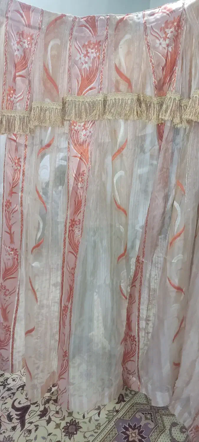 یالان ، پرده یک در یک و نیم متری با بند|پرده، رانر، رومیزی|تهران, نعمت‌آباد|دیوار