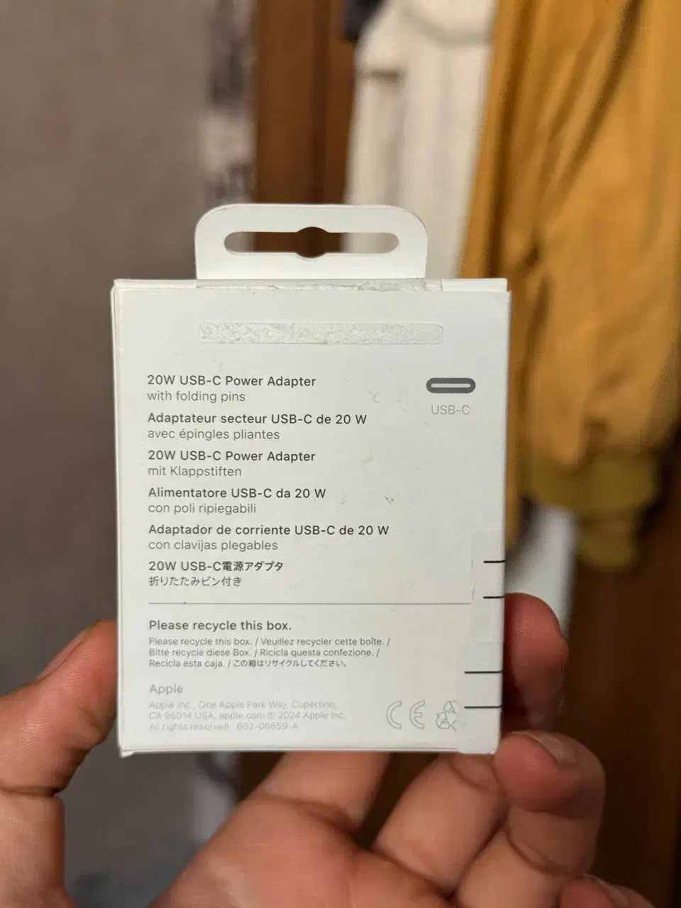 اداپتور اصلی ایفون 20w|قطعات و لوازم جانبی رایانه|خمینیشهر, |دیوار