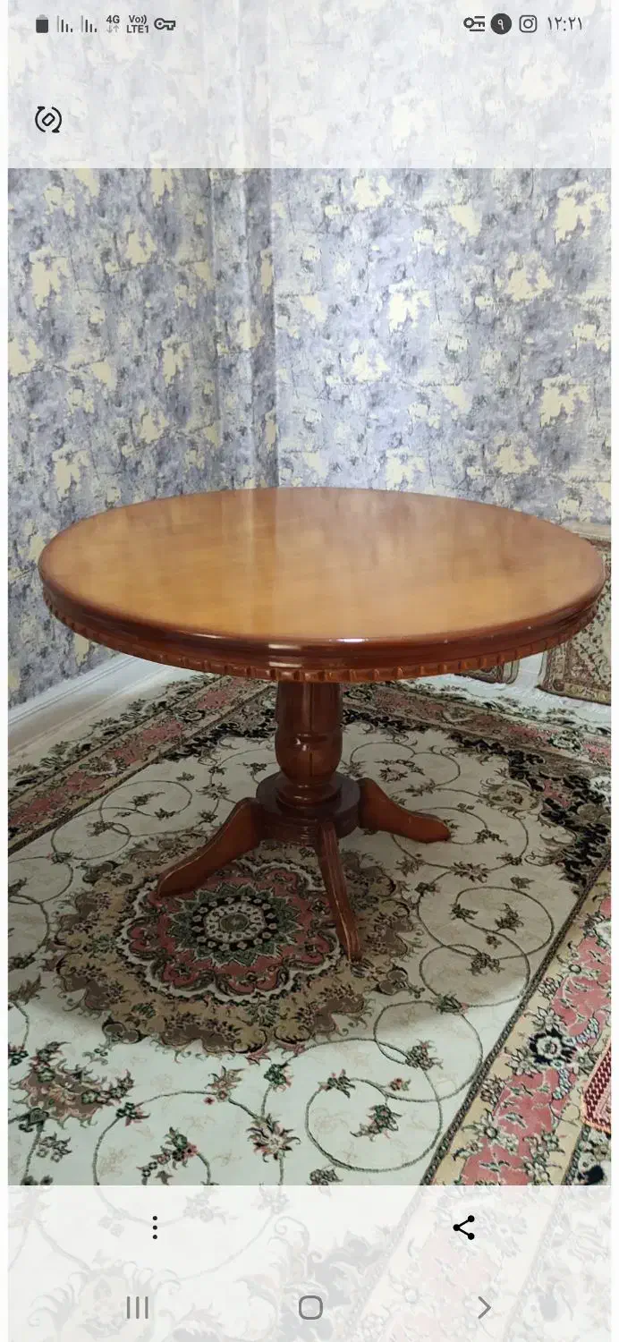 میزغذاخوری گردآشپزخانه|میز و صندلی غذاخوری|زنجان, |دیوار