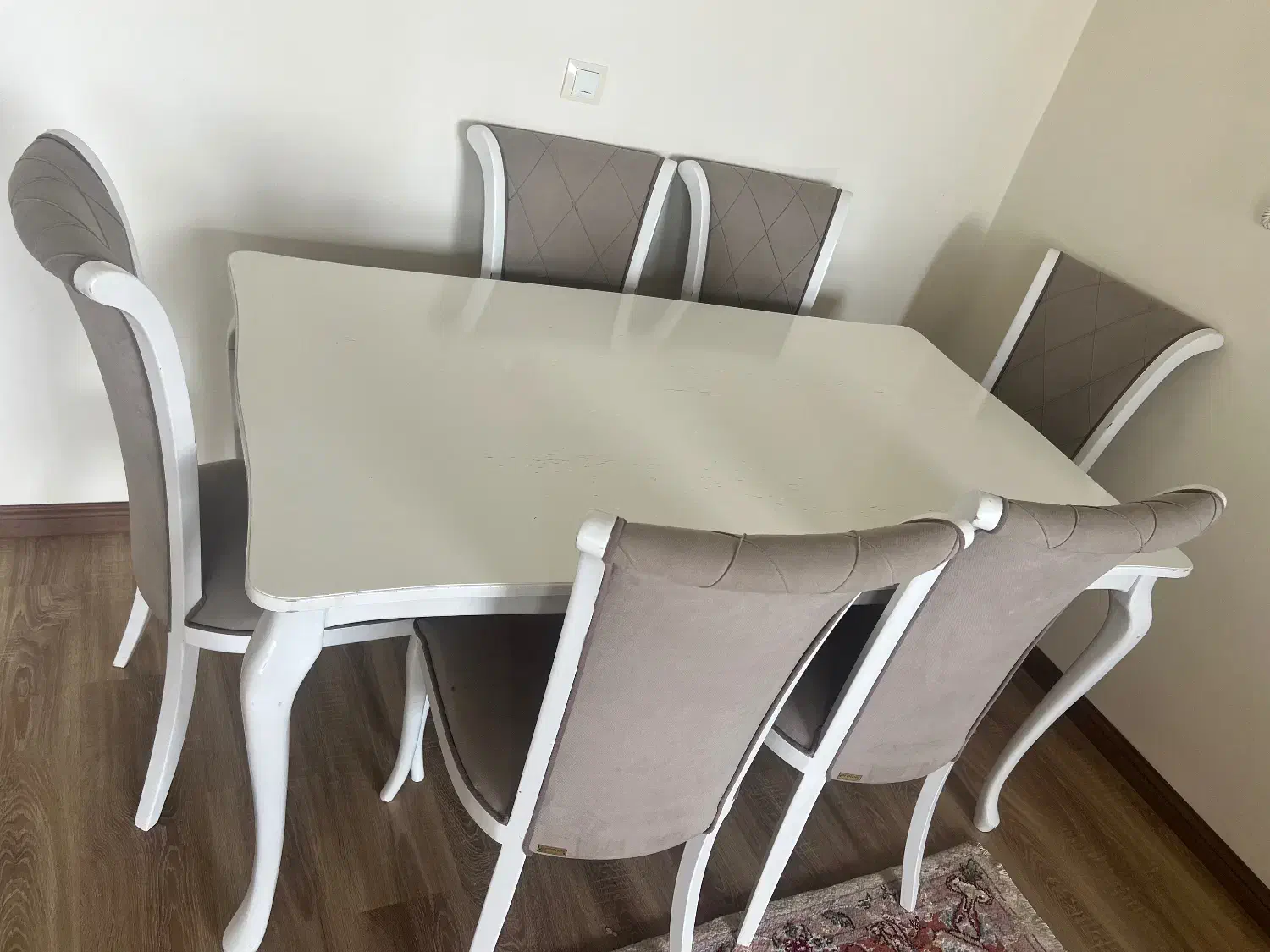 میز ناهار خوری ۶نفره|میز و صندلی غذاخوری|تبریز, |دیوار