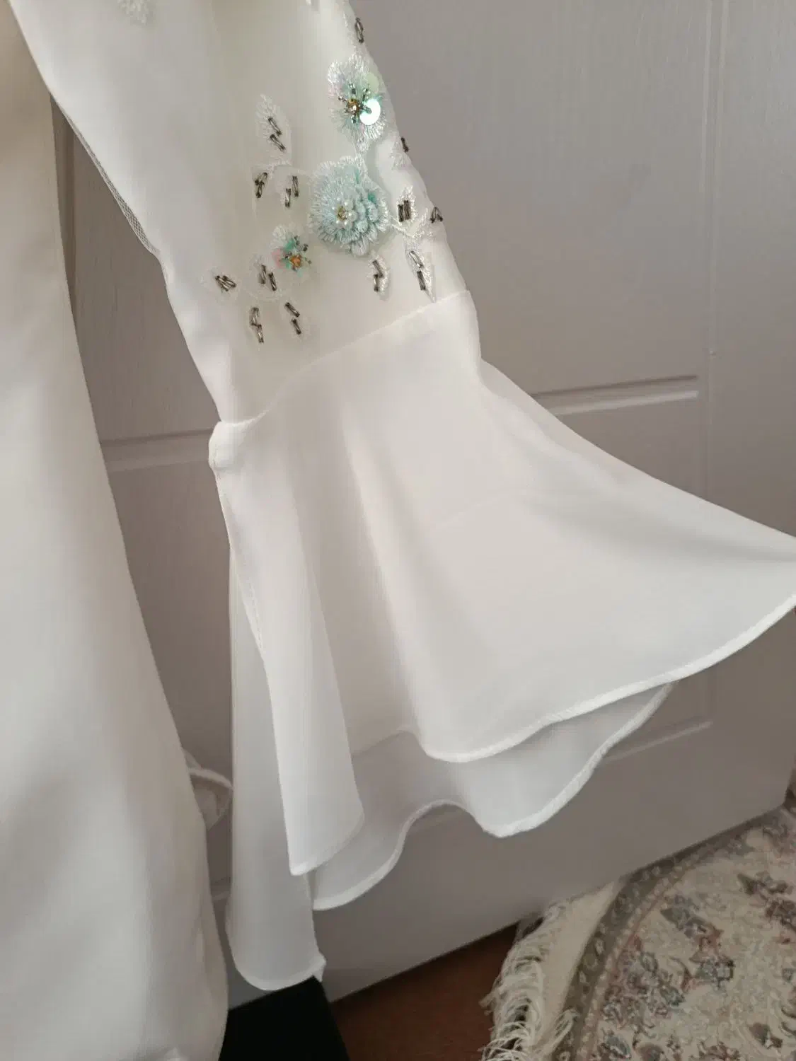 یک دست کت وشلوار سفید دخترانه|لباس|سنندج, |دیوار