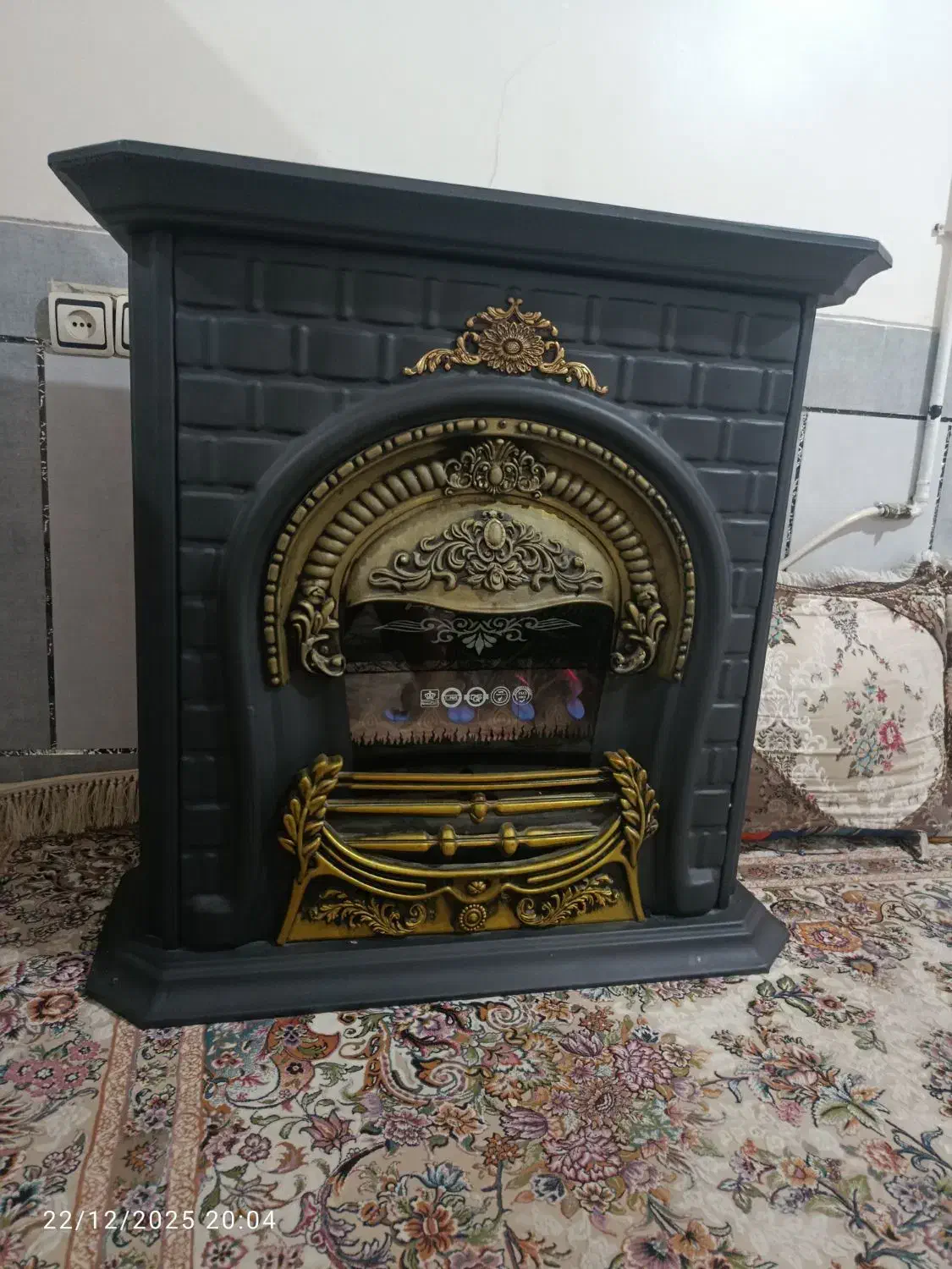 بخاری|بخاری، هیتر، شومینه|شیراز, کوشک میدان|دیوار