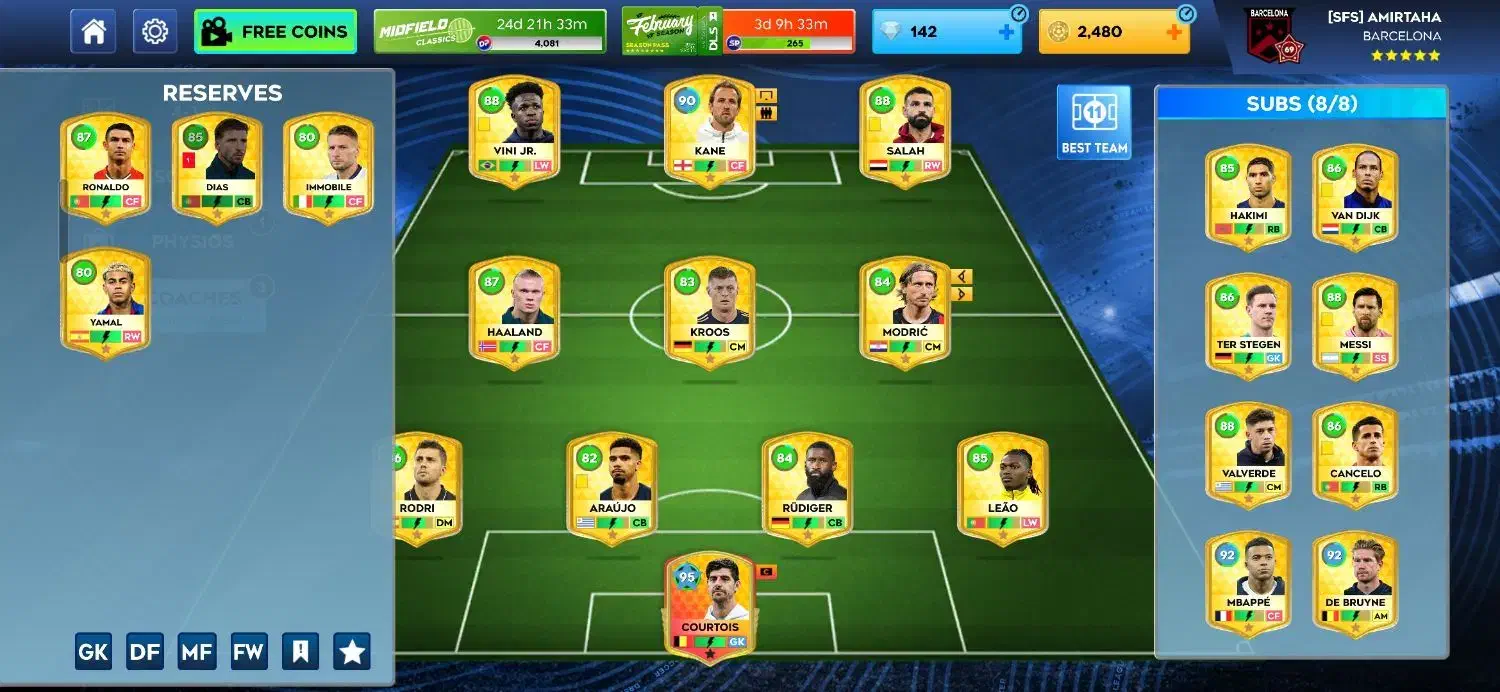 اکانت دریم لیگdls|کنسول، بازی ویدئویی و آنلاین|پاکدشت, پاکدشت (مامازند)|دیوار