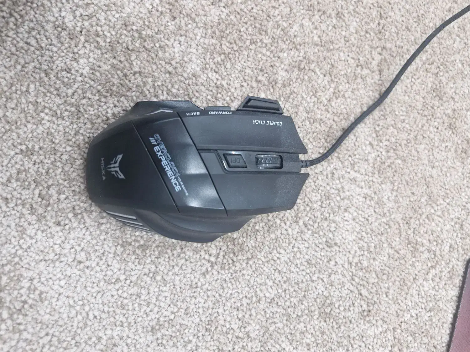 موس گیمینگ مدل هیسکا فروش فوری همراه با پد گیمینگ|قطعات و لوازم جانبی رایانه|گنبد کاووس, |دیوار