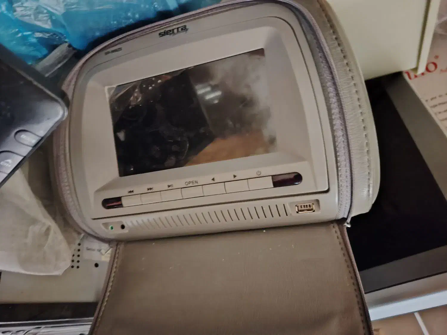 مانیتور خودرو مانیتور پشت صندلی تلویزیون دی وی|صوتی و تصویری|نسیمشهر, |دیوار