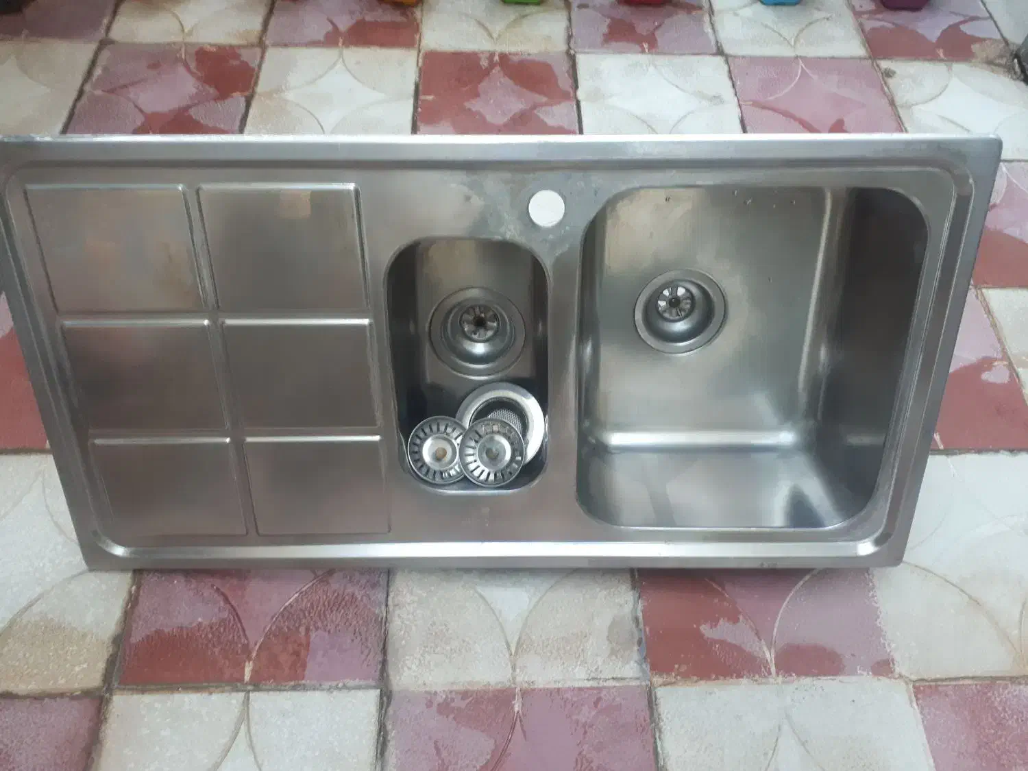 سینک ظرفشویی و سطل زباله کابینتی|مصالح و تجهیزات ساختمان|مشهد, ولیعصر (شهرک غرب)|دیوار