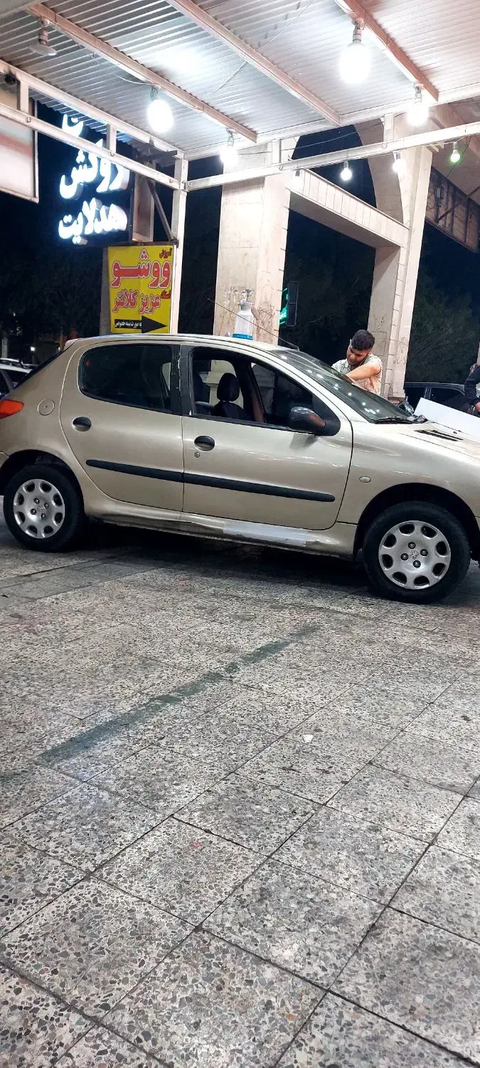 ۲۰۶ مدل ۸۳ فابریک دورنگ|خودرو سواری و وانت|اندیمشک, |دیوار