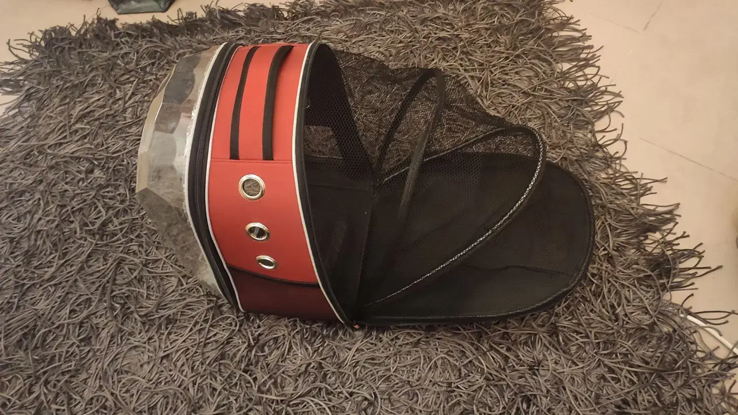 کوله پشتی آکاردئونی حمل گربه|لوازم جانبی حیوانات|تهران, کوی بیمه|دیوار