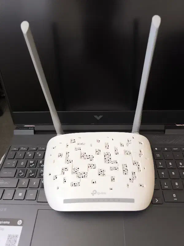 مودم وای فای tp-link دو آنتن کم کارکرد با لوازم|مودم و تجهیزات شبکه|همدان, |دیوار