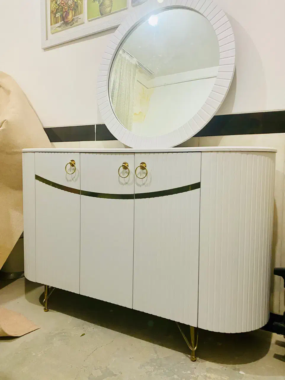 آیینه وکنسول|بوفه، ویترین، کنسول|جوانرود, |دیوار