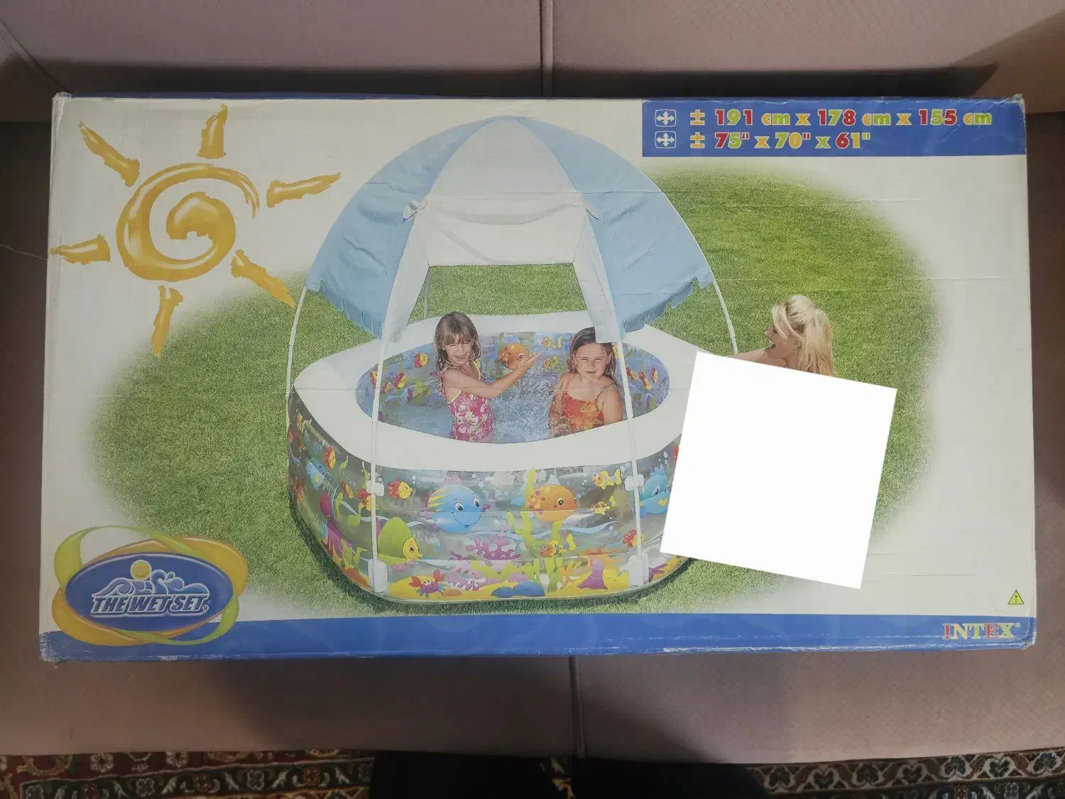 استخر بادی سایبان دار محصول شرکت اینتکس|غواصی و ورزشهای آبی|زنجان, |دیوار