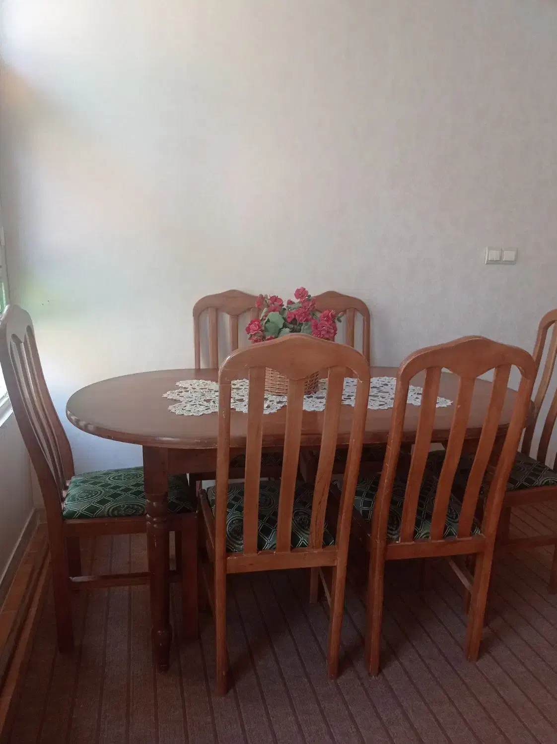 میز نهار خوری شش نفره|میز و صندلی غذاخوری|قم, صادقی|دیوار