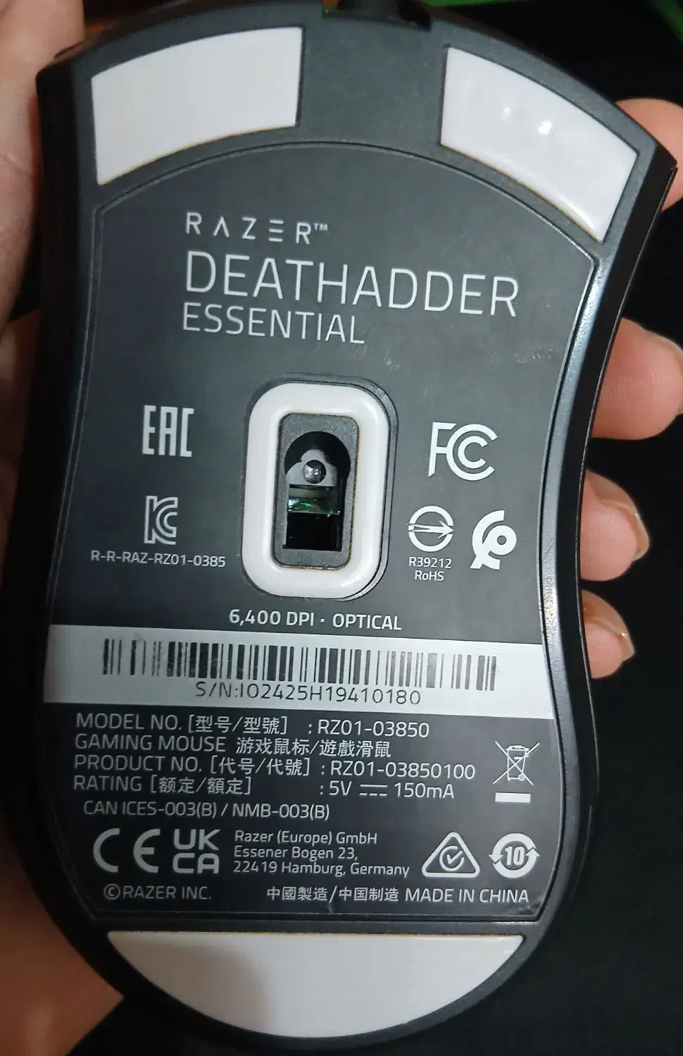 موس ryzer death adder|قطعات و لوازم جانبی رایانه|مشهد, طبرسی شمالی|دیوار