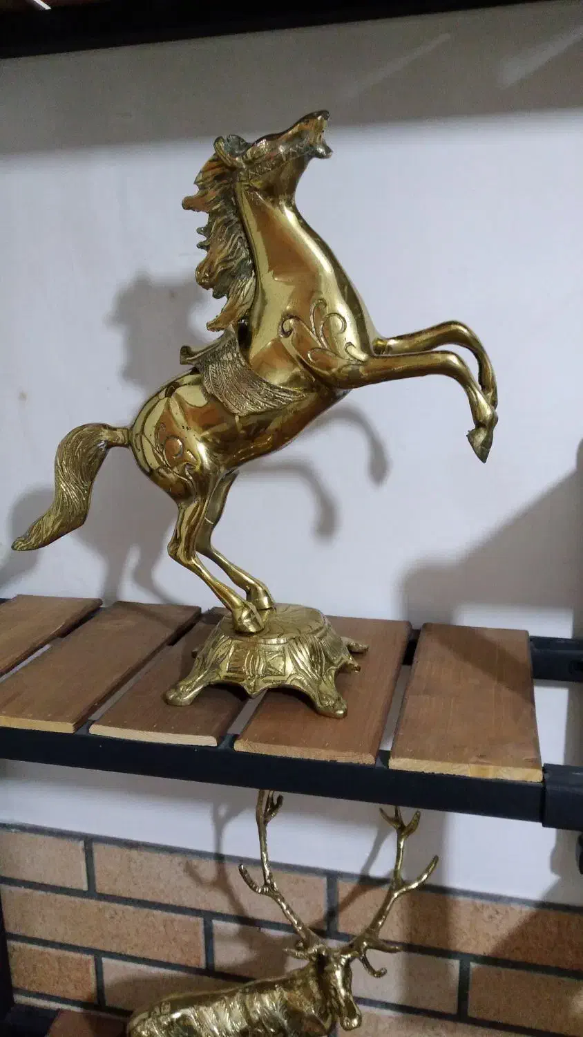 مجسمه اسب برنز|مجسمه، تندیس، ماکت|باقرشهر, |دیوار