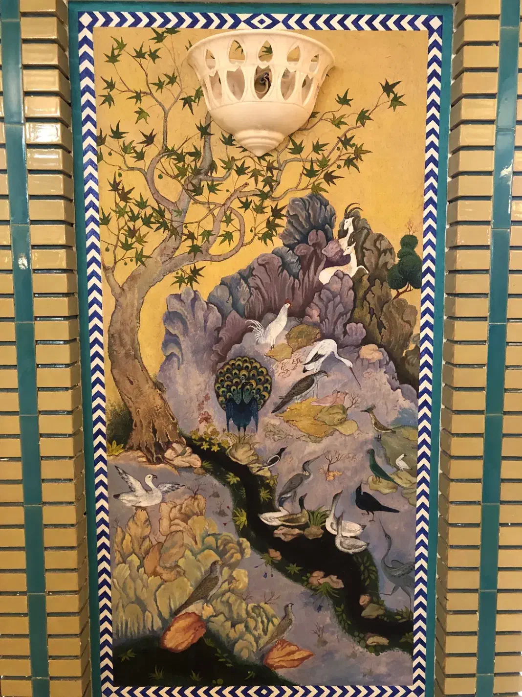 نقاشی دیواری ، نقاشی دکوراتیو و مدرن، پتینه|خدمات پیشه و مهارت|لاهیجان, کوی خزر|دیوار