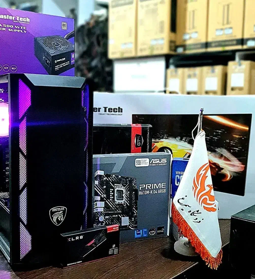 کیس ۱۶ هسته نسل ۱۴ جدید رم ۱۶ گرافیک حرفهای K620|رایانه رومیزی|مشهد, جانباز|دیوار