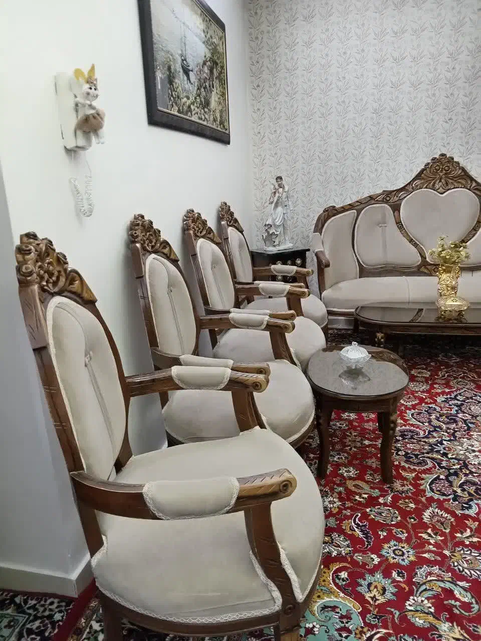 مبل ۹ نفره استیل|مبلمان خانگی و میز عسلی|گلبهار, شهر جدید گلبهار|دیوار