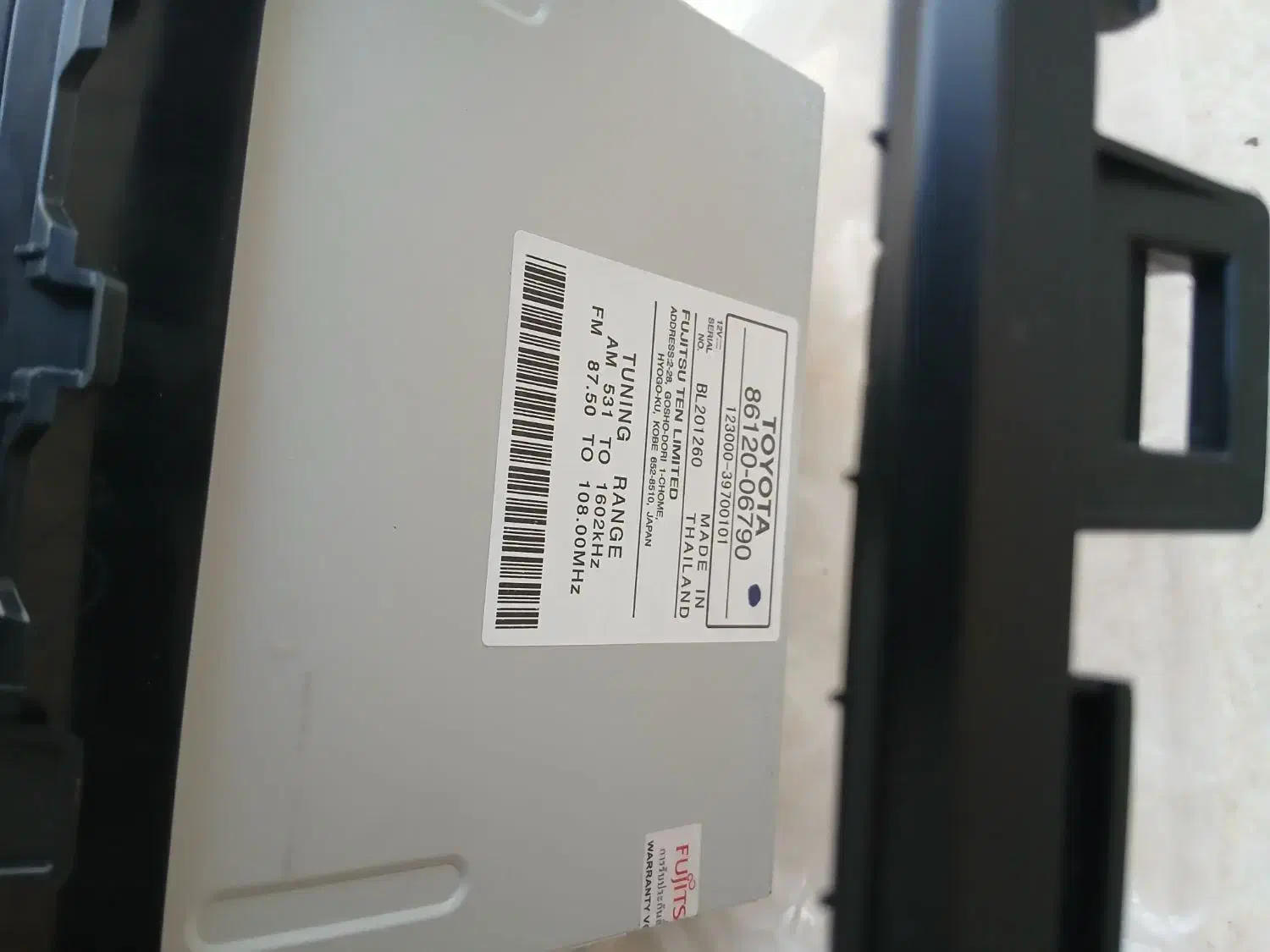 پخش فابریک تویوتا کمری ۲۰۱۴|قطعات یدکی و لوازم جانبی|تهران, حافظیه|دیوار