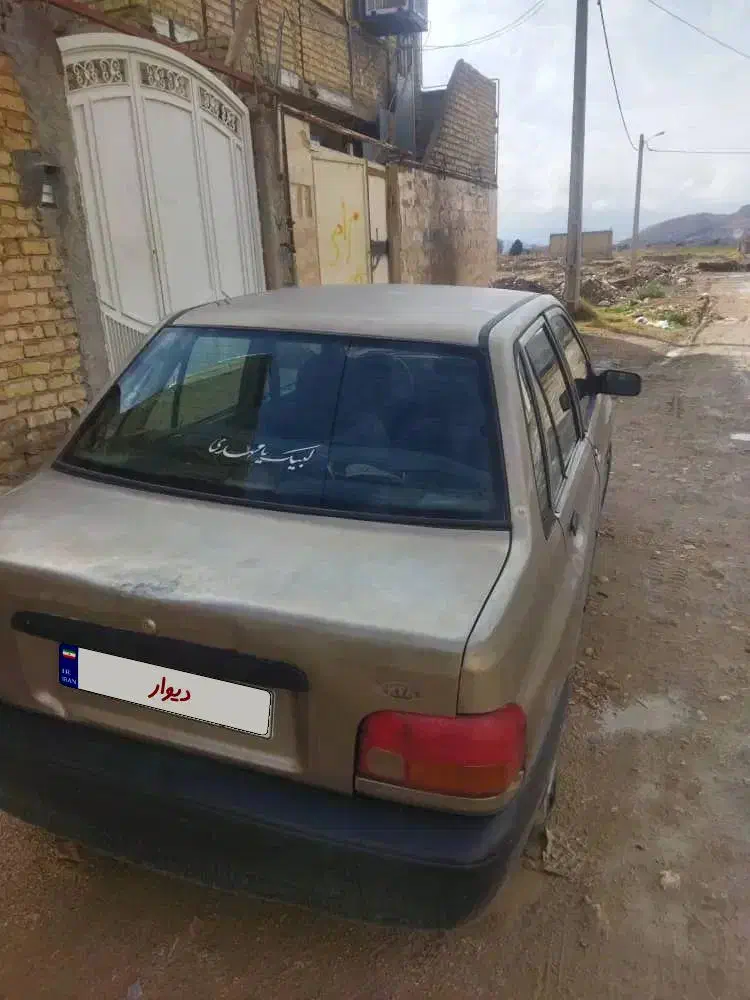 پراید مدل 84 دوگانه دستی فابریک|خودرو سواری و وانت|مرودشت, کناره|دیوار