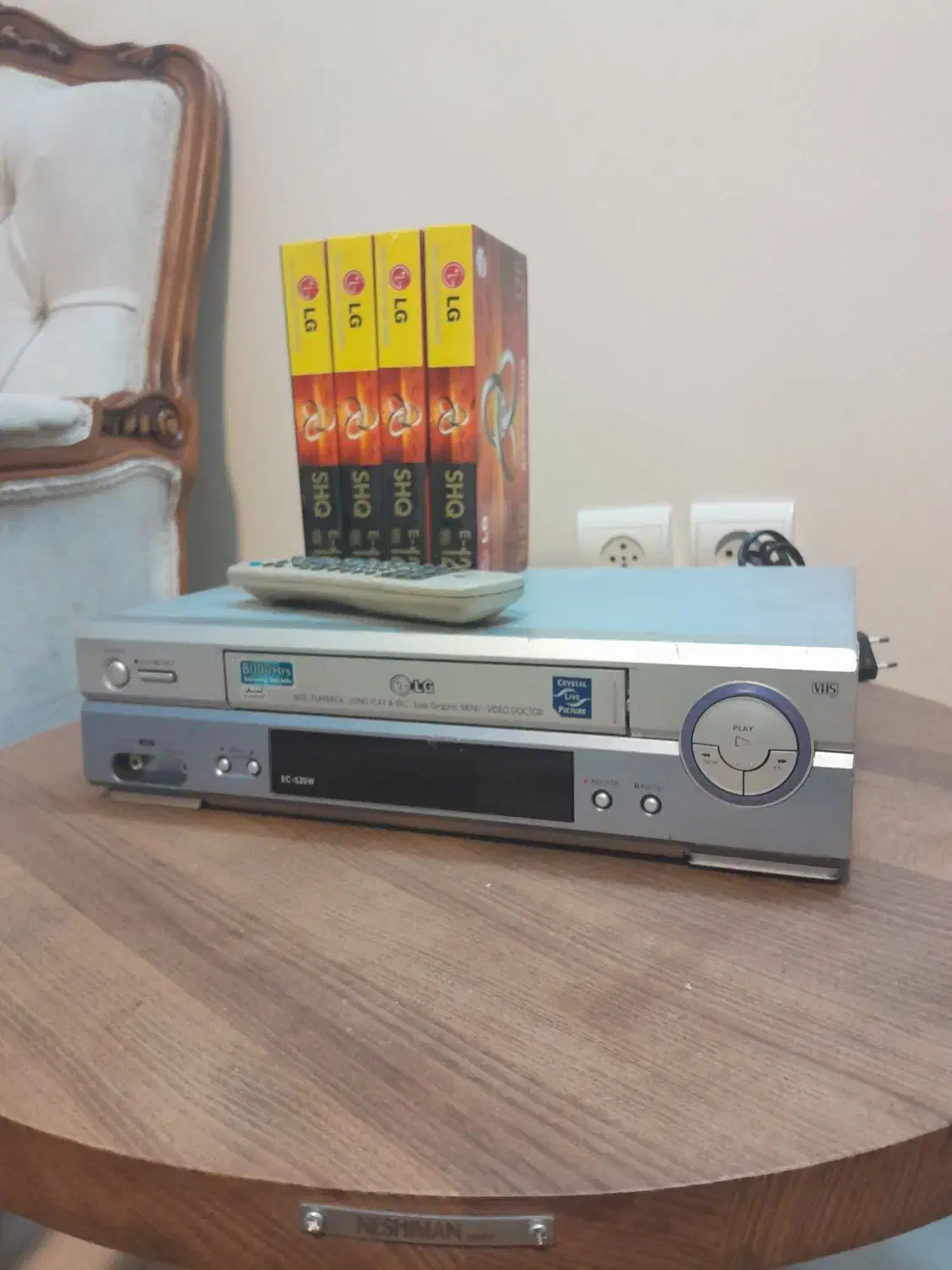 ویدیو الجی ضبط و پخش با کنترل|پخش‌کننده DVD و ویدیو|تهران, شهرک شریفی|دیوار