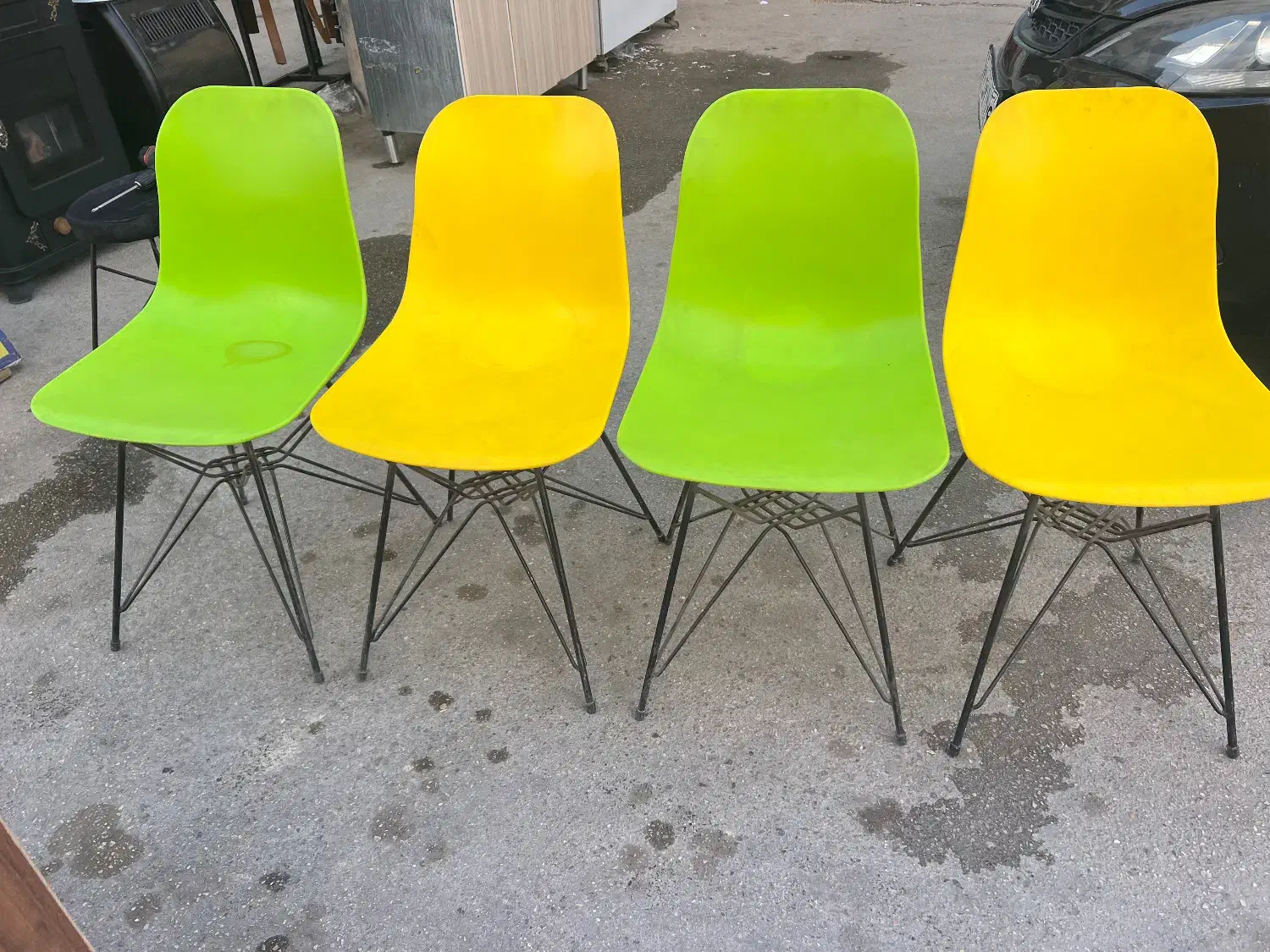 ۹عدد صندلی کافه|صندلی و نیمکت|بجنورد, |دیوار