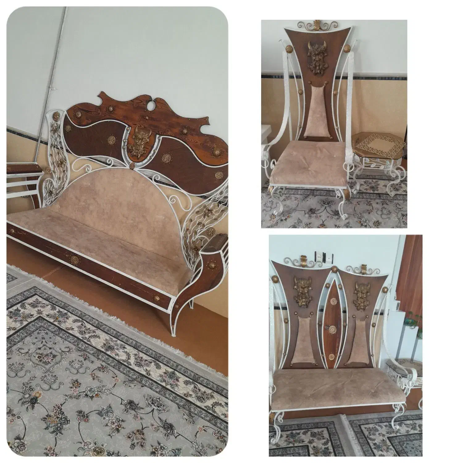 مبل فرفورژه|مبلمان خانگی و میز عسلی|سلیمان, |دیوار