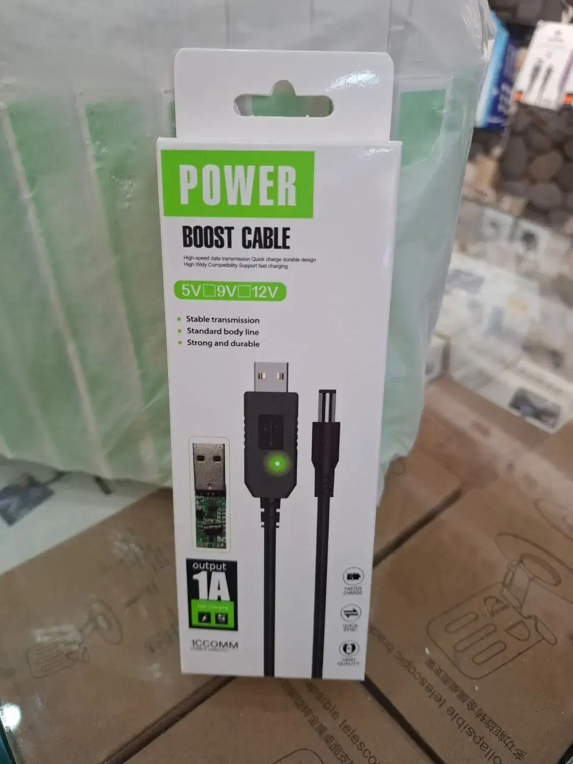 کابل مودم (تبدیل برق پاوربانک 5 به 12ولت )|مودم و تجهیزات شبکه|قم, چهار مردان|دیوار