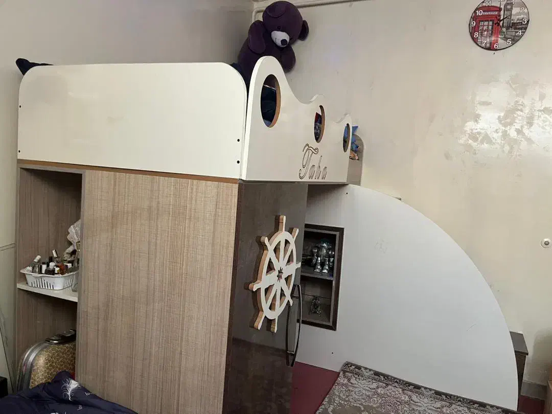 تخت ۲ طبقه جوان|تخت و سرویس خواب|تبریز, |دیوار