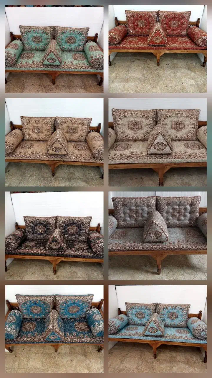 تولید و پخش سرویس و پشتی شاهنشین سنتی ترمه|پشتی|کرج, شاهینویلا|دیوار