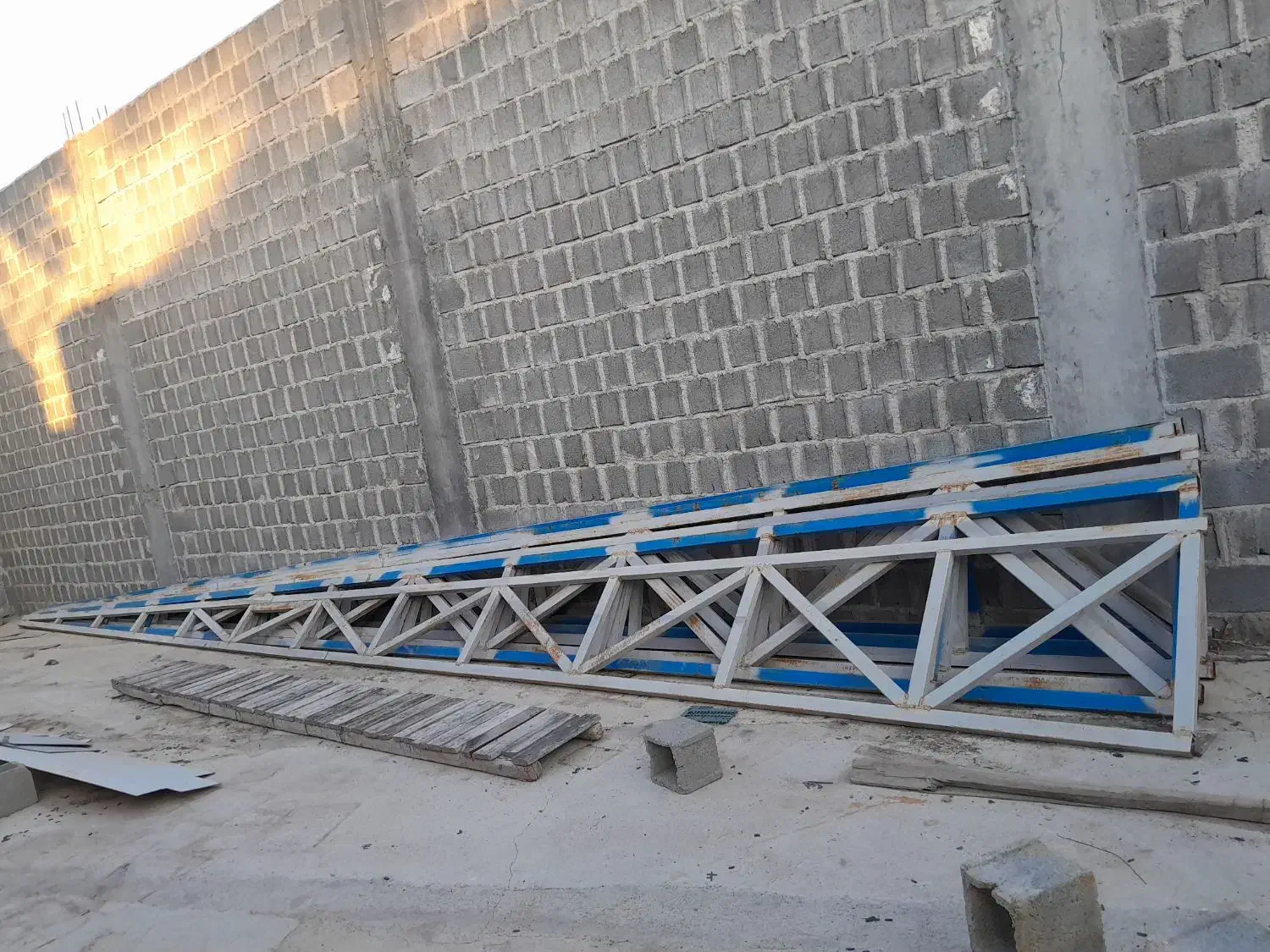 خرپا سقف انبار|مصالح و تجهیزات ساختمان|کردیان, |دیوار