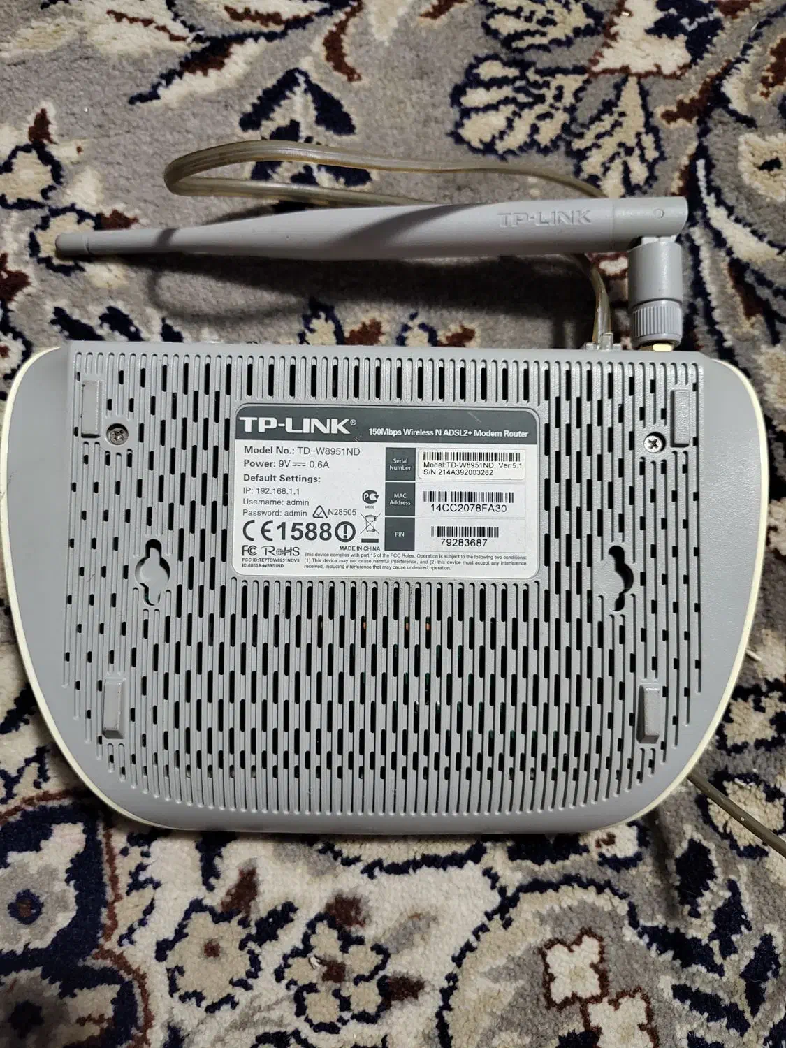 مودم tp-link سالم|مودم و تجهیزات شبکه|یزد, |دیوار