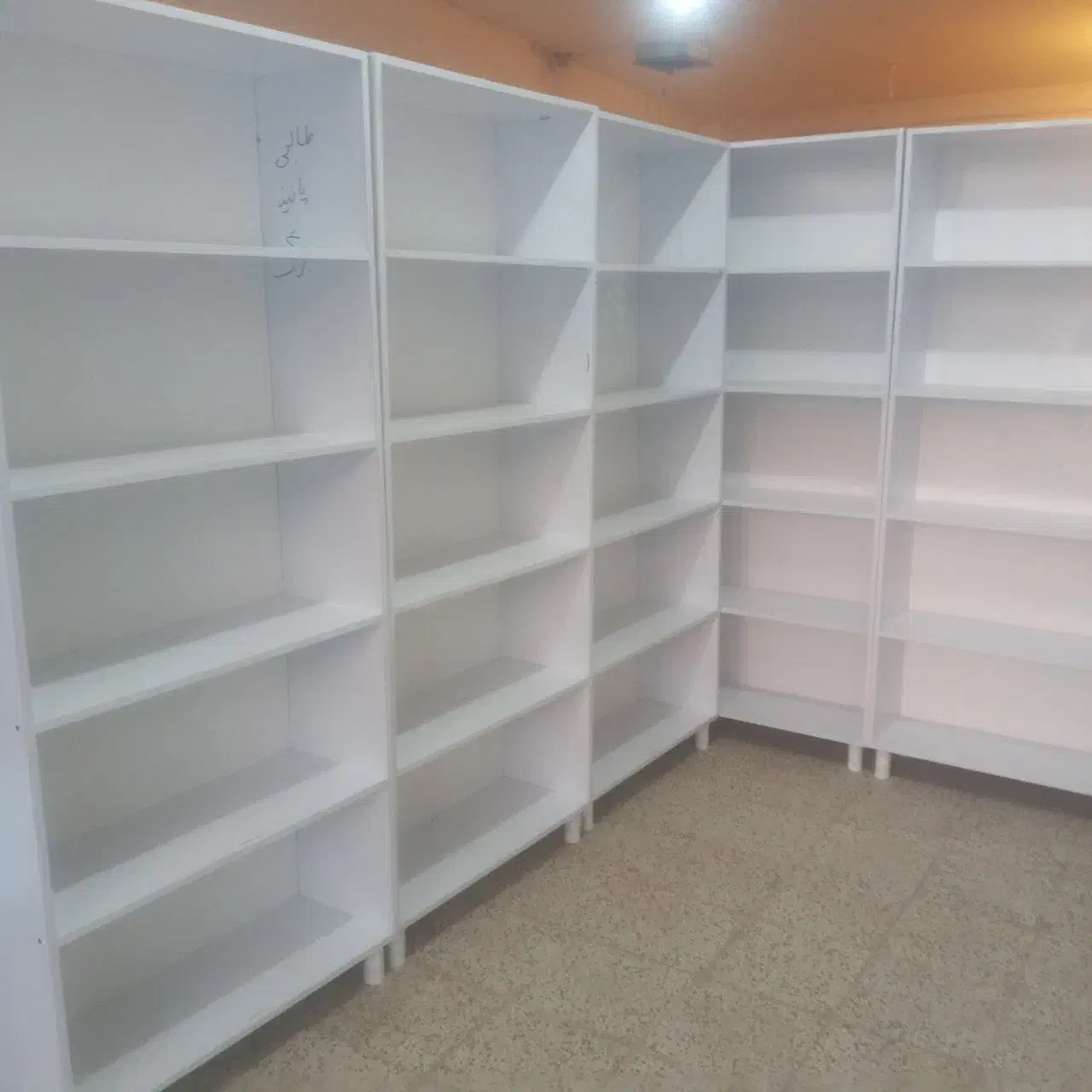 قفسه|کتابخانه، شلف، قفسههای دیواری|نیشابور, شهید بهشتی|دیوار