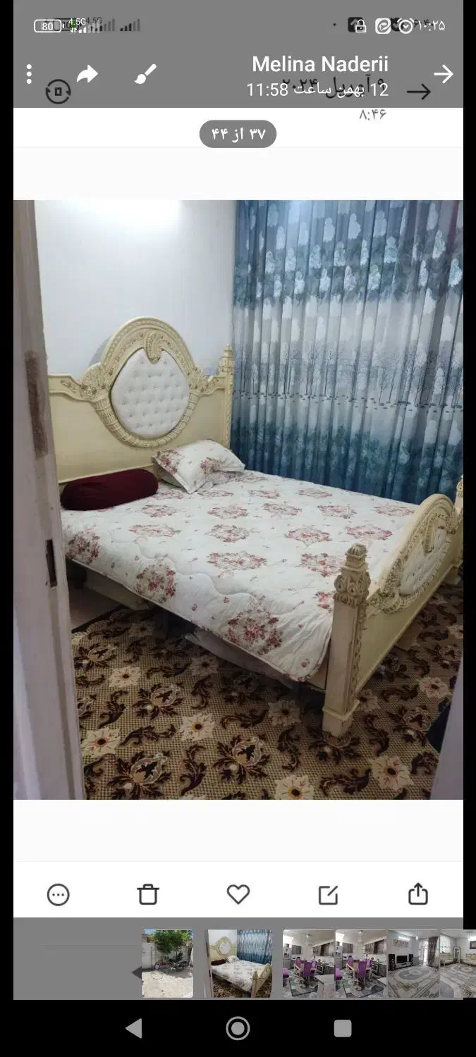 تخت دو نفره|تخت و سرویس خواب|ورامین, ورامین|دیوار