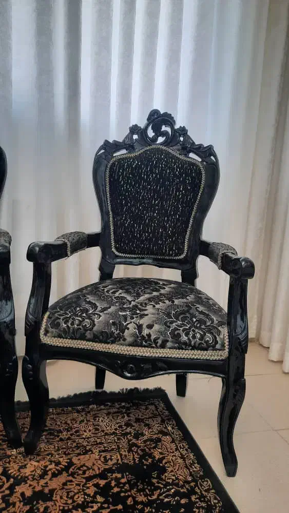 مبلمان کلاسیک چوب گردو|مبلمان خانگی و میز عسلی|پرند, فاز ۴|دیوار