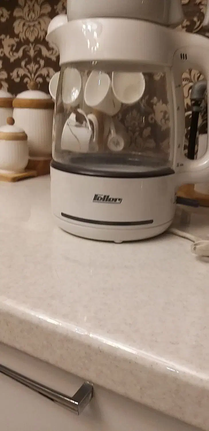 چای ساز فلر اصل قوری چینی در حد آکبند|سماور، چایساز، قهوهساز|تهران, کیانشهر|دیوار