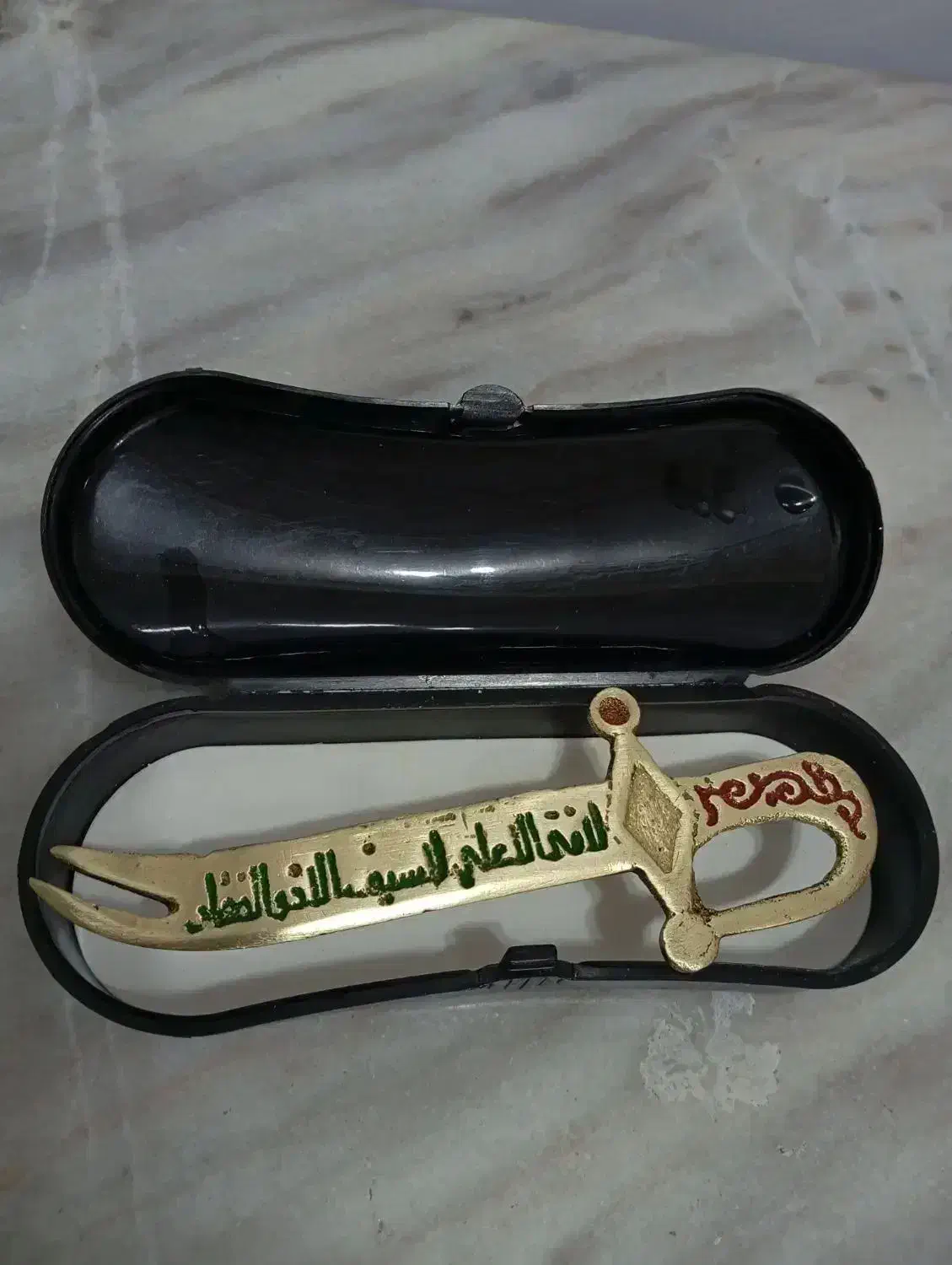 خنجر برنج قدیمی|کلکسیون اشیاء عتیقه|دزفول, |دیوار