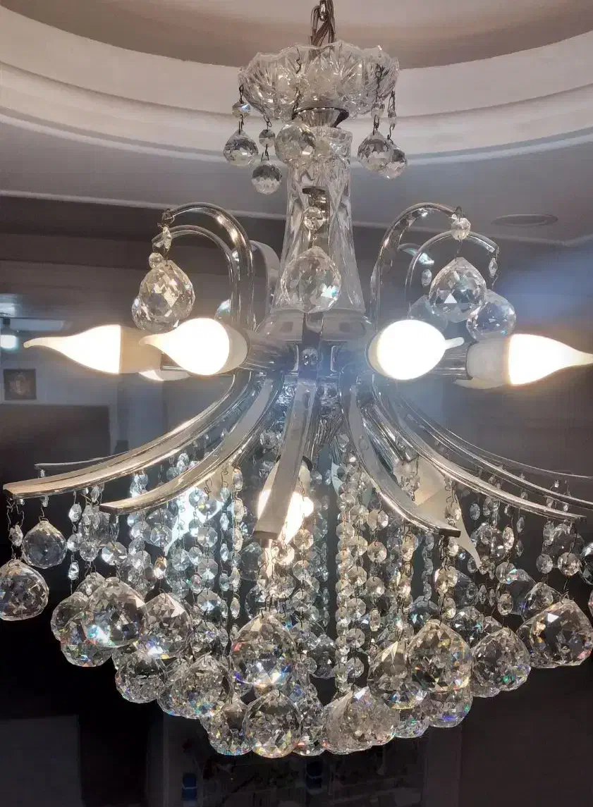 لوستر کریستالی|لوستر و چراغ آویز|ری, شهرری|دیوار