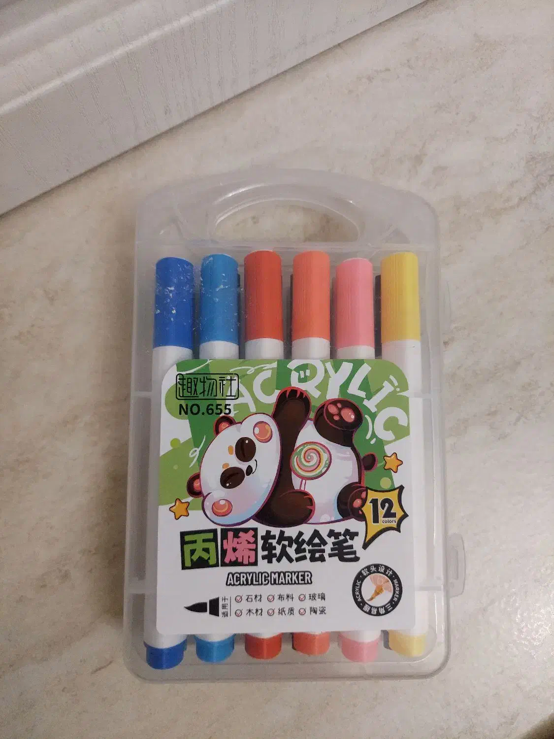 ماژیک اکرولیک نو ۱۲ رنگ|لوازم التحریر|تهران, ایرانشهر|دیوار